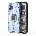 For Nothing Phone 2 Shockproof PC + TPU Holder Phone Case(Navy Blue) - 1