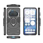 For Nothing Phone 3a Shockproof PC + TPU Holder Phone Case(Black) - 3