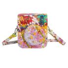 For FUJIFILM instax mini 12 Painted Full Body Leather Case Camera Bag with Strap(Abstract Painting) - 1