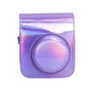 For FUJIFILM instax mini 12 Laser Full Body Leather Case Camera Bag with Strap(Purple) - 2