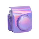 For FUJIFILM instax mini 12 Laser Full Body Leather Case Camera Bag with Strap(Purple) - 3