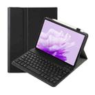 For Huawei MatePad 11.5 2023 AH17 Lambskin Texture Ultra-thin Detachable Bluetooth Keyboard Leather Case(Black) - 1