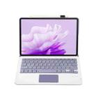 For Huawei MatePad 11.5 2023 AH17-A Lambskin Texture Ultra-thin Detachable Bluetooth Keyboard Leather Case with Touchpad(Purple) - 3