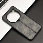 For Nothing Phone 3a Pro Cow Pattern Sewing Back Cover Phone Case(Black) - 2