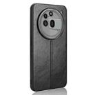 For Nothing Phone 3a Pro Cow Pattern Sewing Back Cover Phone Case(Black) - 3