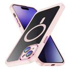 For iPhone 15 Plus MagSafe Magnetic PC + TPU Phone Case with Lens Film(Apricot) - 1