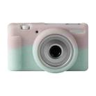 For Sony ZV-1F / ZV1 M2 Soft Silicone Protective Case(Jello Pink Green) - 1