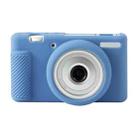 For Sony ZV-1F / ZV1 M2 Soft Silicone Protective Case(Blue) - 1