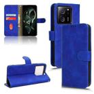 For Xiaomi Redmi K60 Ultra Skin Feel Magnetic Flip Leather Phone Case(Blue) - 1