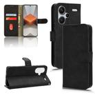 For Xiaomi Redmi Note 13 Pro+ Skin Feel Magnetic Flip Leather Phone Case(Black) - 1