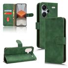 For Xiaomi Redmi Note 13 Pro+ Skin Feel Magnetic Flip Leather Phone Case(Green) - 1