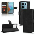 For Xiaomi Redmi Note 13 Pro 5G Skin Feel Magnetic Flip Leather Phone Case(Black) - 1