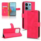 For Xiaomi Redmi Note 13 Pro 5G Skin Feel Magnetic Flip Leather Phone Case(Rose Red) - 1