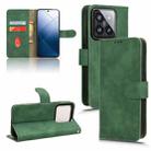 For Xiaomi 14 Skin Feel Magnetic Flip Leather Phone Case(Green) - 1