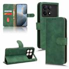 For Xiaomi Redmi K70 / K70 Pro Skin Feel Magnetic Flip Leather Phone Case(Green) - 1