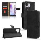 For Xiaomi Redmi 13C 5G Skin Feel Magnetic Flip Leather Phone Case(Black) - 1