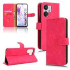 For Xiaomi Redmi 13C 5G Skin Feel Magnetic Flip Leather Phone Case(Rose Red) - 1