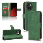 For Xiaomi Civi 4 Pro Skin Feel Magnetic Flip Leather Phone Case(Green) - 1