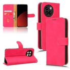 For Xiaomi Civi 4 Pro Skin Feel Magnetic Flip Leather Phone Case(Rose Red) - 1