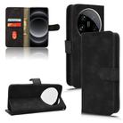 For Xiaomi 14 Ultra Skin Feel Magnetic Flip Leather Phone Case(Black) - 1