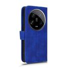 For Xiaomi 14 Ultra Skin Feel Magnetic Flip Leather Phone Case(Blue) - 3