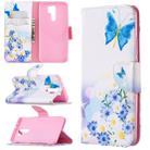 For Xiaomi Redmi 9 Colored Drawing Pattern Horizontal Flip Leather Case with Holder & Card Slots & Wallet(Butterfly Love) - 1