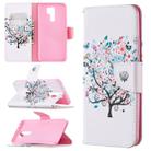 For Xiaomi Redmi 9 Colored Drawing Pattern Horizontal Flip Leather Case with Holder & Card Slots & Wallet(Tree) - 1