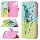 For Huawei Honor 9X Lite Colored Drawing Pattern Horizontal Flip Leather Case with Holder & Card Slots & Wallet(Feather Bird) - 1