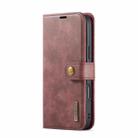 For iPhone 16 Pro Max DG.MING Crazy Horse Texture Detachable Magnetic Leather Phone Case(Red) - 2