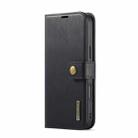 For iPhone 16 Pro Max DG.MING Crazy Horse Texture Detachable Magnetic Leather Phone Case(Black) - 2