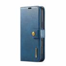 For iPhone 16 Pro Max DG.MING Crazy Horse Texture Detachable Magnetic Leather Phone Case(Blue) - 2