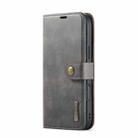 For iPhone 16 Pro DG.MING Crazy Horse Texture Detachable Magnetic Leather Phone Case(Grey) - 2