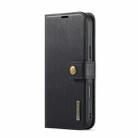 For iPhone 16 Pro DG.MING Crazy Horse Texture Detachable Magnetic Leather Phone Case(Black) - 2