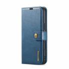 For iPhone 16 Plus DG.MING Crazy Horse Texture Detachable Magnetic Leather Phone Case(Blue) - 2