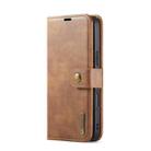 For iPhone 16 DG.MING Crazy Horse Texture Detachable Magnetic Leather Phone Case(Brown) - 2