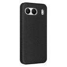 For OnePlus Nord 4 5G Carbon Fiber Texture Flip Leather Phone Case(Black) - 3