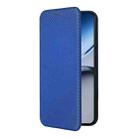 For OnePlus Nord 4 5G Carbon Fiber Texture Flip Leather Phone Case(Blue) - 2