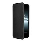 For OnePlus 13T Carbon Fiber Texture Flip Leather Phone Case(Black) - 2