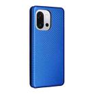 For OnePlus 13T Carbon Fiber Texture Flip Leather Phone Case(Blue) - 3