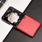 For Honor Magic V Flip Litchi Texture Back Cover Phone Case(Red) - 2