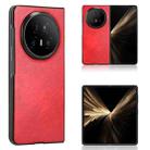 For Honor Magic V5 Litchi Texture Back Cover Phone Case(Red) - 1