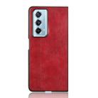 For Honor Magic Vs2 Cow Pattern Sewing Back Cover Phone Case(Red) - 2