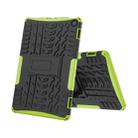 For Amazon Fire Max 11 Tire Texture TPU + PC Phone Case with Holder(Green) - 1