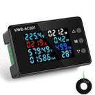 KWS-AC301L-100A 50-300V AC Digital Display Closed Current Voltmeter with 485 Communication(Black) - 1