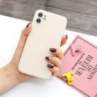 For iPhone 11 Magic Cube Frosted Silicone Shockproof Full Coverage Protective Case(Beige) - 1