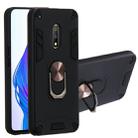 For OPPO K3 & Realme X 2 in 1 Armour Series PC + TPU Protective Case with Ring Holder(Black) - 1