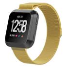 For Fitbit Versa 2 / Fitbit Versa / Fitbit Versa Lite Milanese Watch Band,, Large Size: 2.3x25.8cm(Golden) - 1