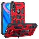 For Huawei Y9 Prime (2019) Shockproof TPU + PC Magnetic Protective Case with Holder(Red) - 1