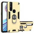 For vivo V15 2 in 1 Armour Series PC + TPU Protective Case with Ring Holder(Gold) - 1