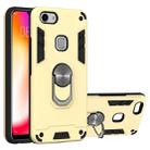 For vivo Y83 2 in 1 Armour Series PC + TPU Protective Case with Ring Holder(Gold) - 1